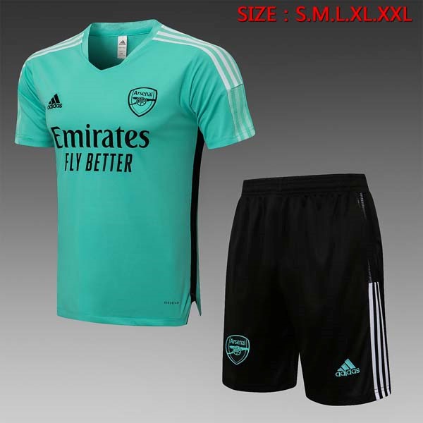 Entrenamiento Arsenal Conjunto Completo 2022 Verde Negro